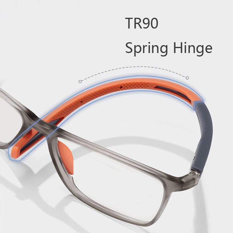 Lightweight Two-Tone Rectangular Reading Glasses for Everyday Clarity
