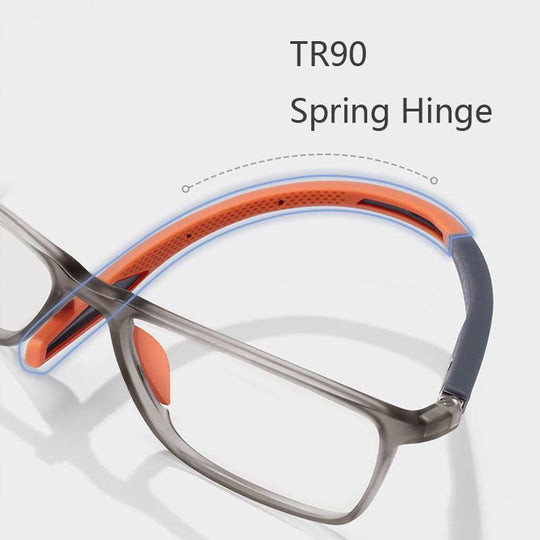 Lightweight Two-Tone Rectangular Reading Glasses for Everyday Clarity