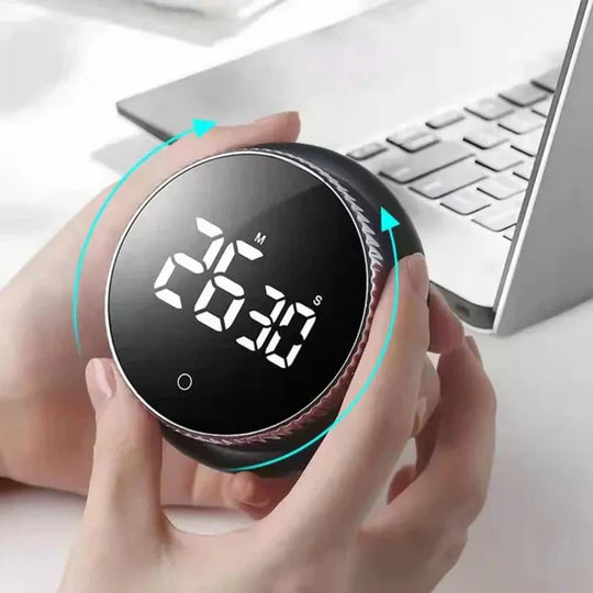 Magnetic Rotary Digital Timer for Focused Work and Study