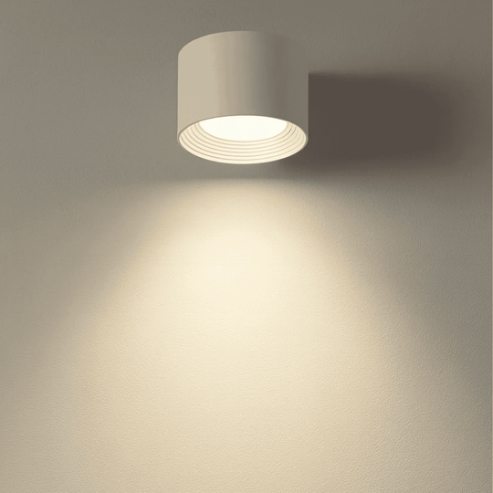 Minimalist Round Rechargeable LED Wall Lamp for Bedside and Hallway