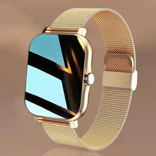 Slim touchscreen fitness smartwatch for women