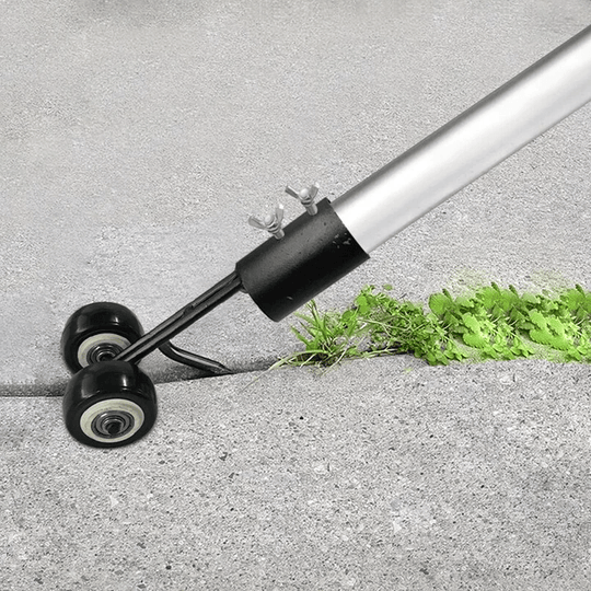 Stand-Up Long-Handle Gap Weeder Tool for Patios and Garden Paths