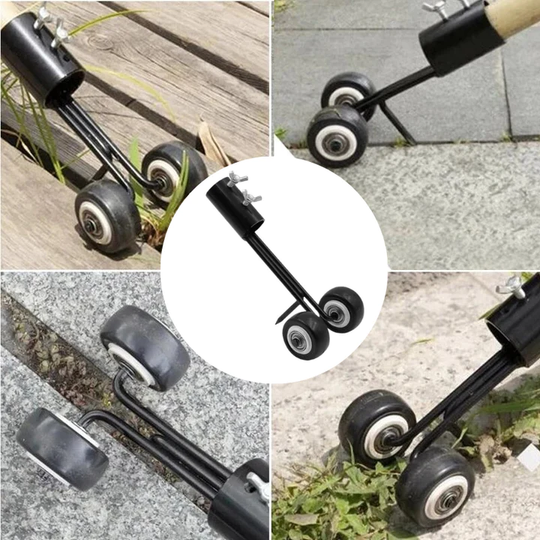Stand-Up Long-Handle Gap Weeder Tool for Patios and Garden Paths