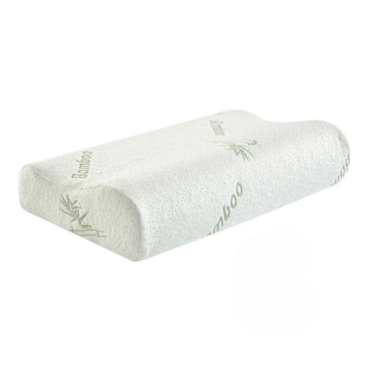 Soothing Bamboo Memory Foam Contour Pillow for Restful Night Sleep