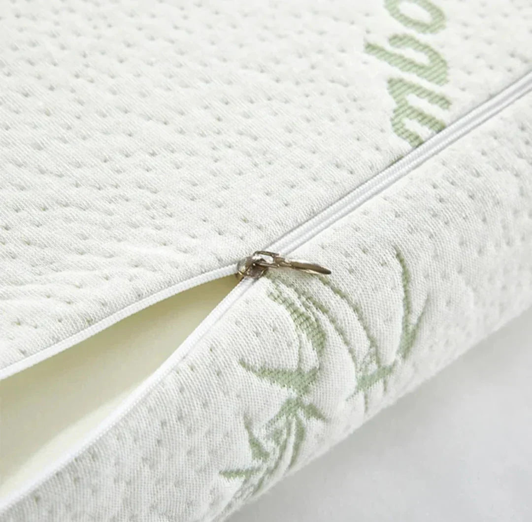 Soothing Bamboo Memory Foam Contour Pillow for Restful Night Sleep