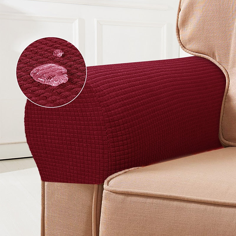 Bordeaux armrest covers