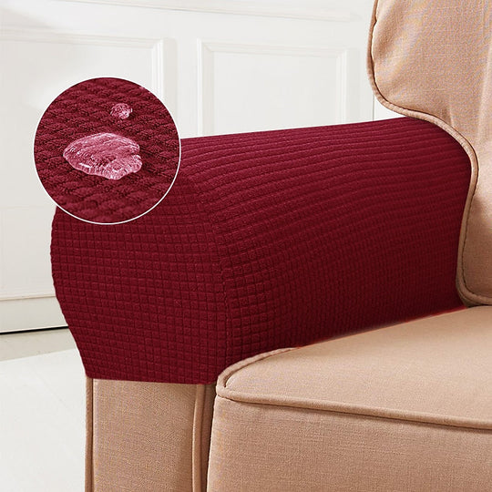 Bordeaux armrest covers