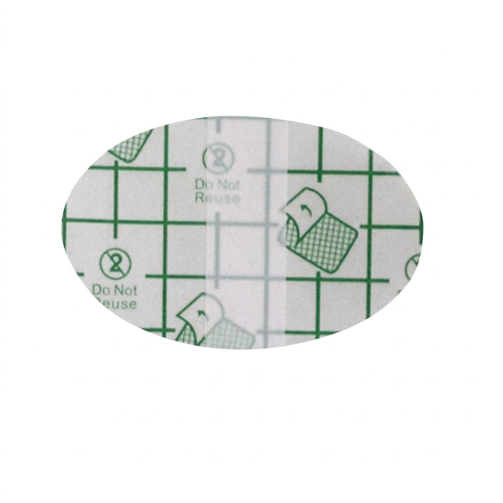 Close-up of single waterproof ear sticker