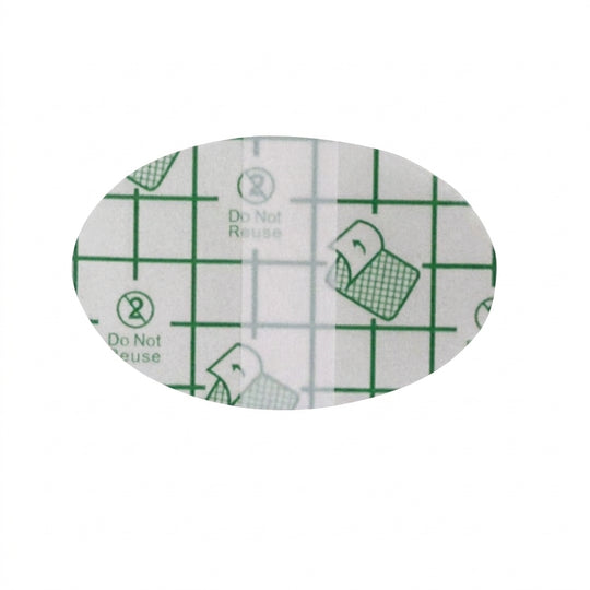 Close-up of single waterproof ear sticker