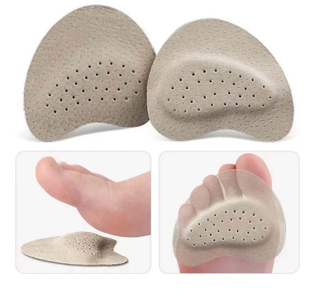 Anti-slip cushioning forefoot pads
