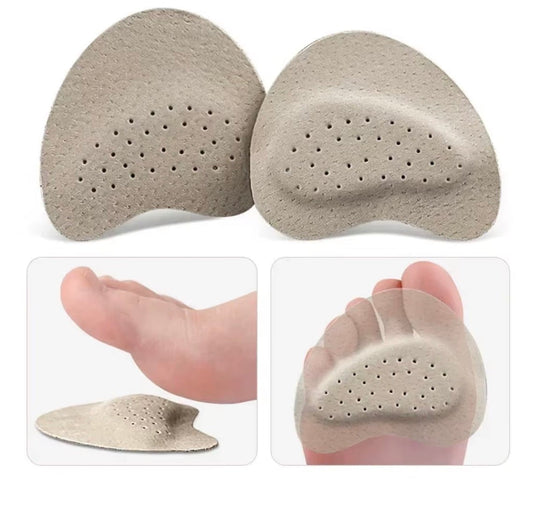 Anti-slip cushioning forefoot pads