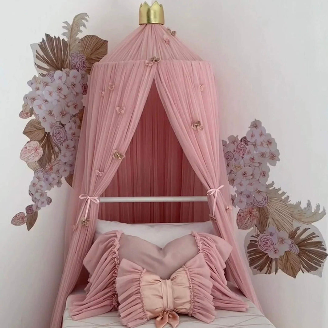 Fuscia pink canopy