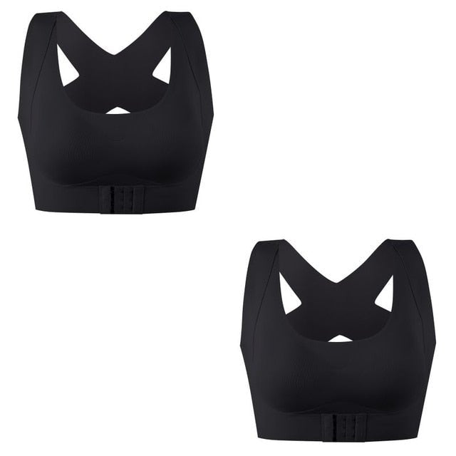 Wireless Front-Close Comfort Posture Support Bra for Women