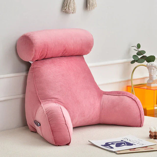 Reading bed pillow Pink