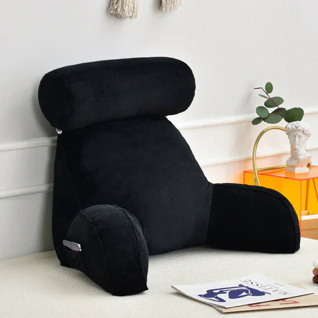 Reading bed pillow Black