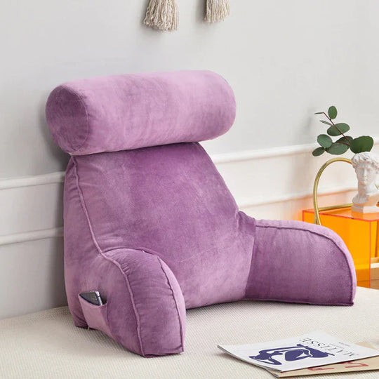 Reading bed pillow Purple