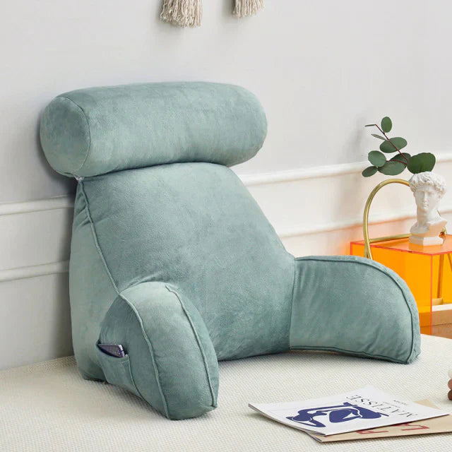 Reading bed pillow Grey