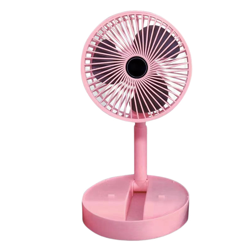 Adjustable Telescopic Folding Table Fan for Home and Desk Cooling