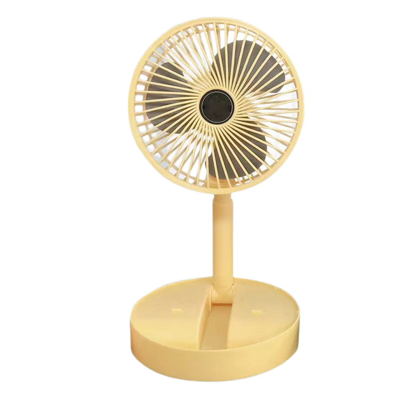Adjustable Telescopic Folding Table Fan for Home and Desk Cooling