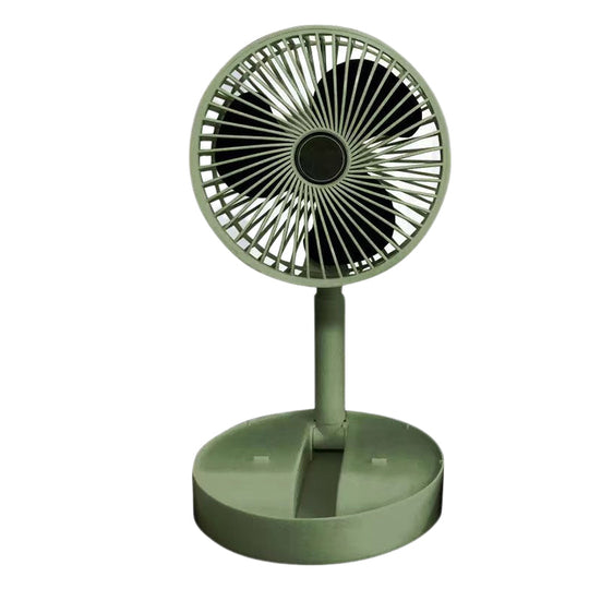Adjustable Telescopic Folding Table Fan for Home and Desk Cooling