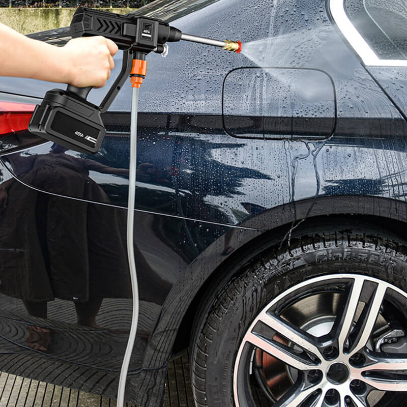 Portable Cordless High Pressure Power Washer Spray Gun for Car and Garden Cleaning