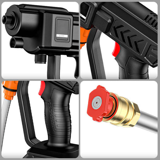 Portable Cordless High Pressure Power Washer Spray Gun for Car and Garden Cleaning