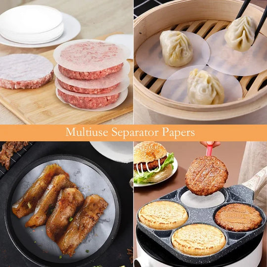 Stainless Steel Manual Burger Press for Perfect Hamburger Patties in the Kitchen