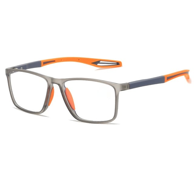 Orange sport reading glasses
