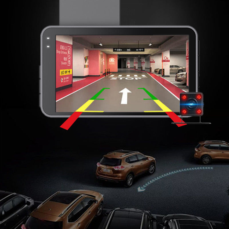 Dash cam reverse parking view