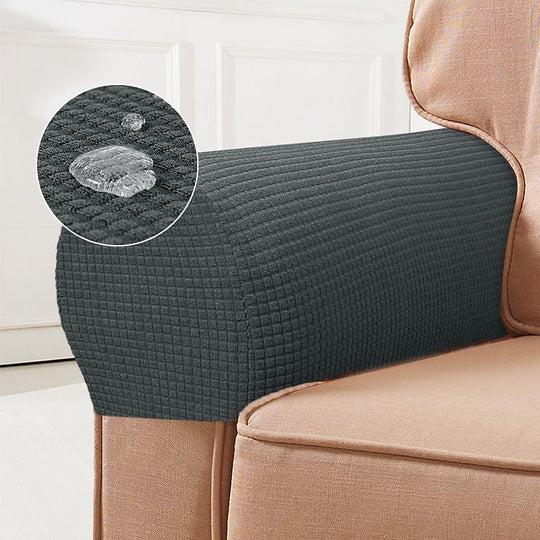 Dark gray armrest covers