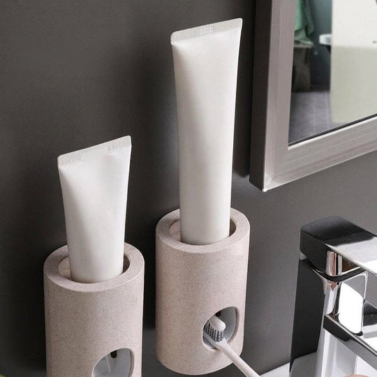 Wall Mounted Automatic Toothpaste Dispenser for Bathroom Vanity