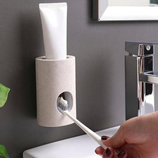 Wall Mounted Automatic Toothpaste Dispenser for Bathroom Vanity