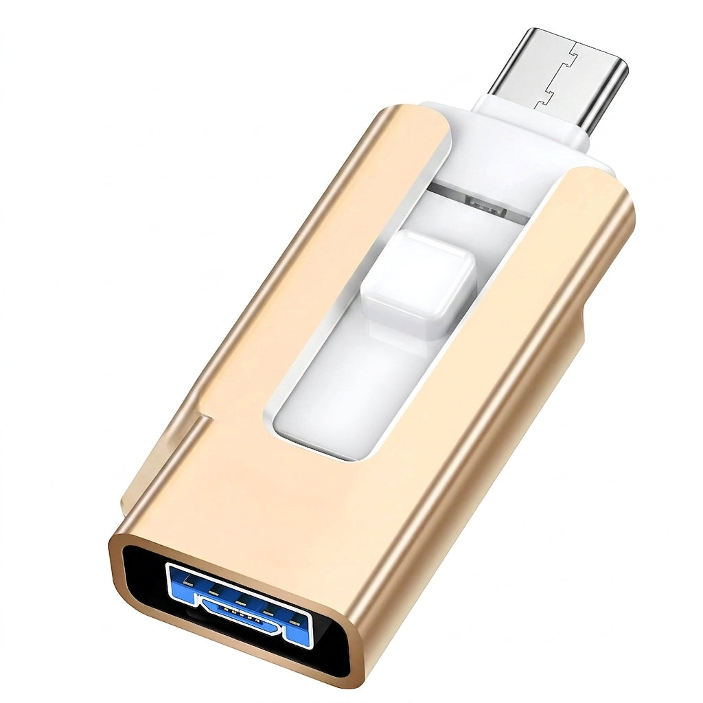 Gold flash drive
