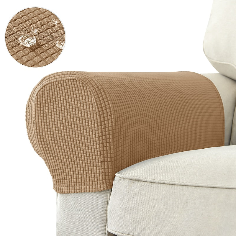 Light brown armrest covers