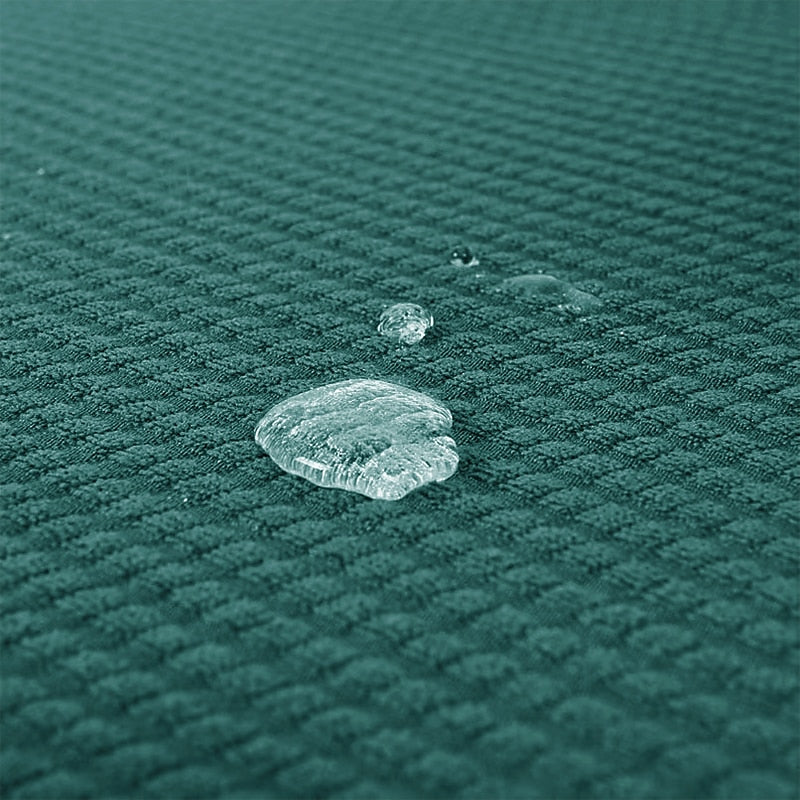 Water resistant fabric detail