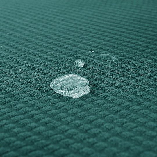 Water resistant fabric detail