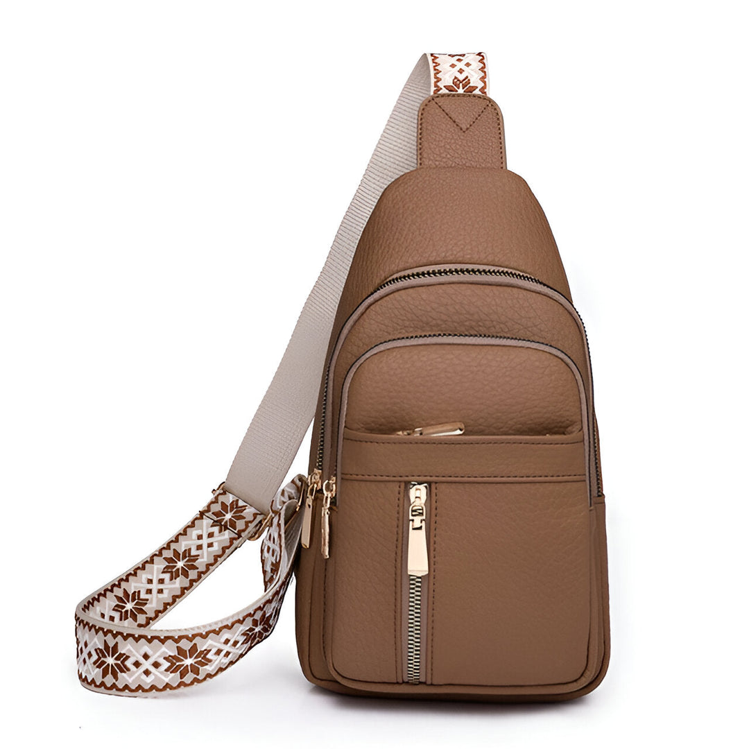 Casual Anti-Theft Crossbody Sling Bag with Zipper Pockets for Travel