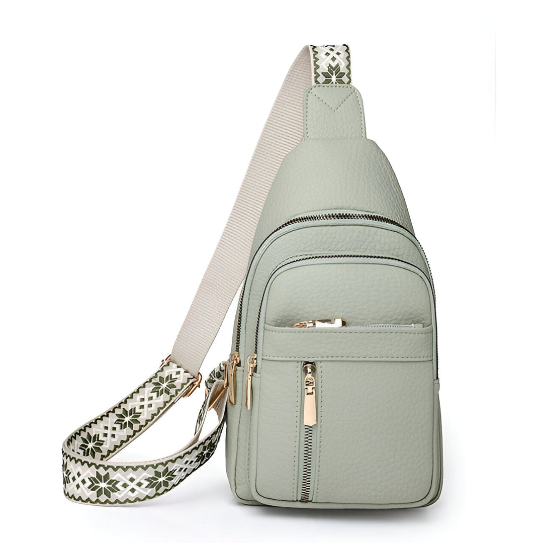 Casual Anti-Theft Crossbody Sling Bag with Zipper Pockets for Travel