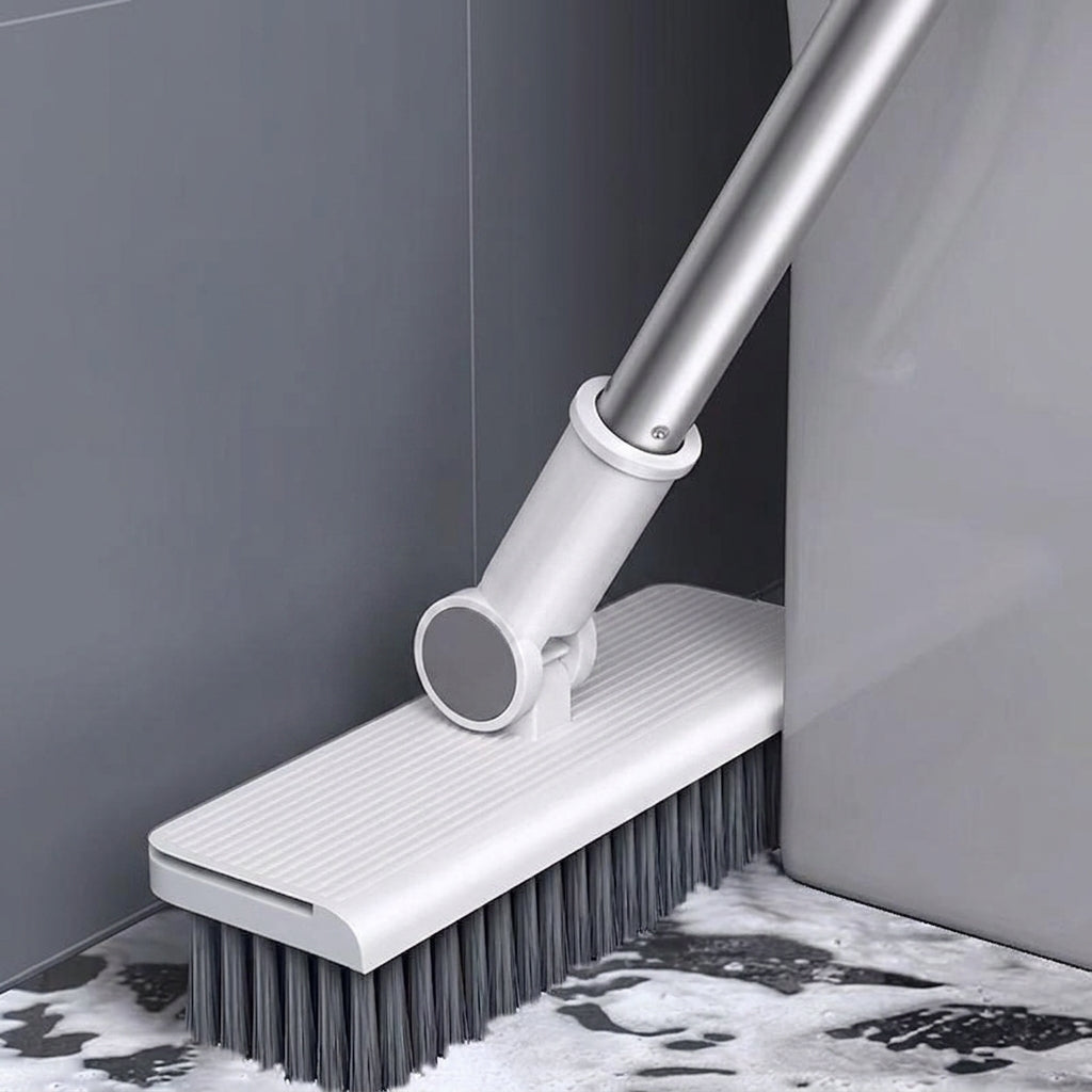 Floor brush head cleaning tile