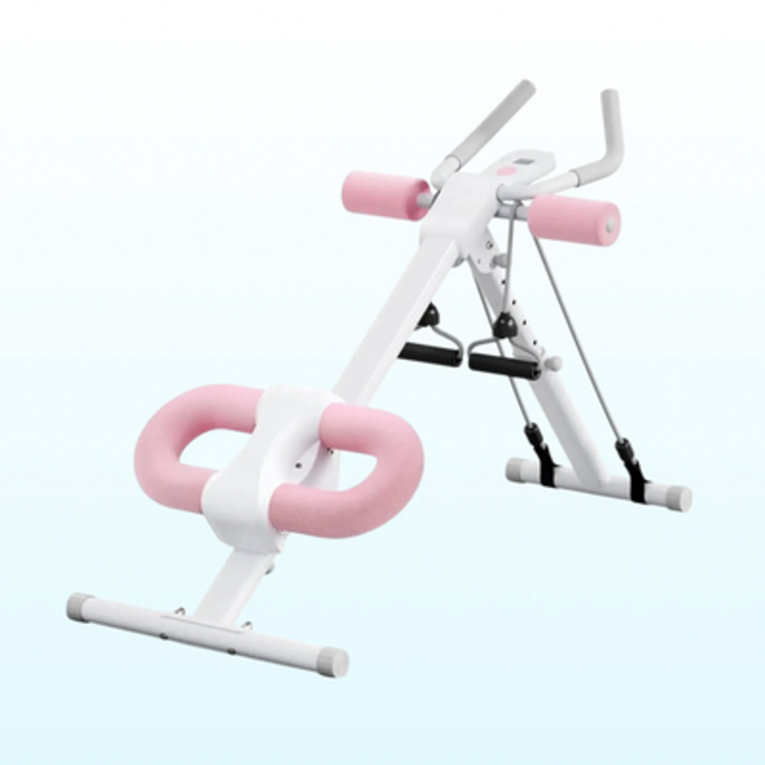 Foldable Vertical Ab Crunch Trainer Machine for Core and Full-Body Workouts