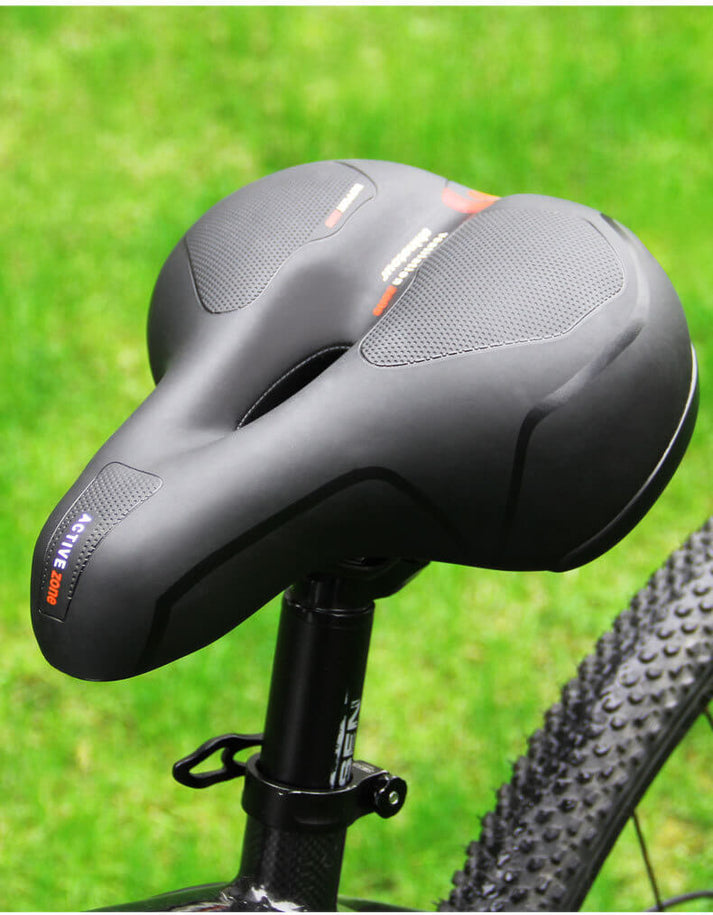 Bike seat cushion on grass